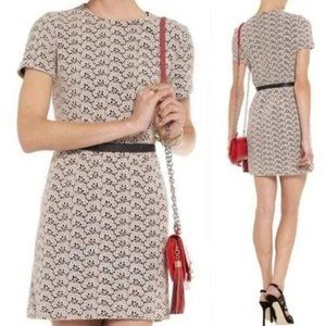 Diane Von Furstenberg/DVF Cindy Acorn Lace Sheath Dress in Stucco